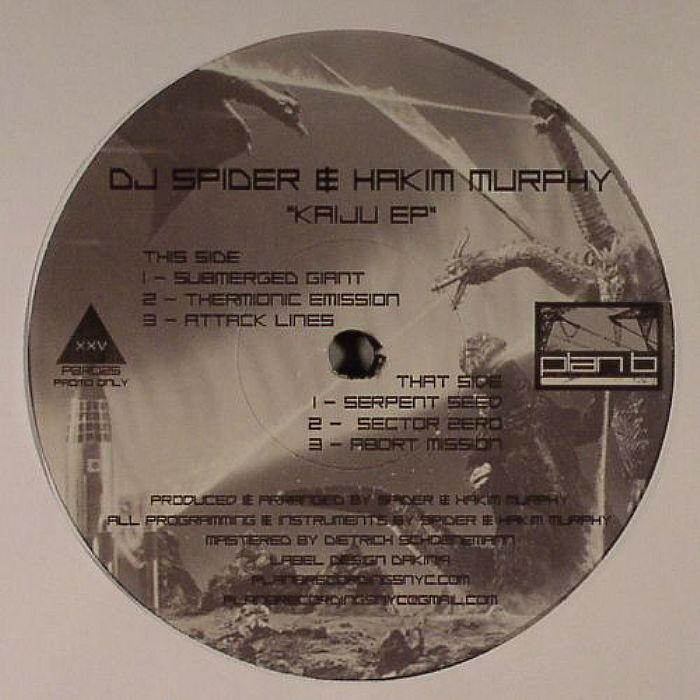 DJ SPIDER/HAKIM MURPHY - Kaiju EP