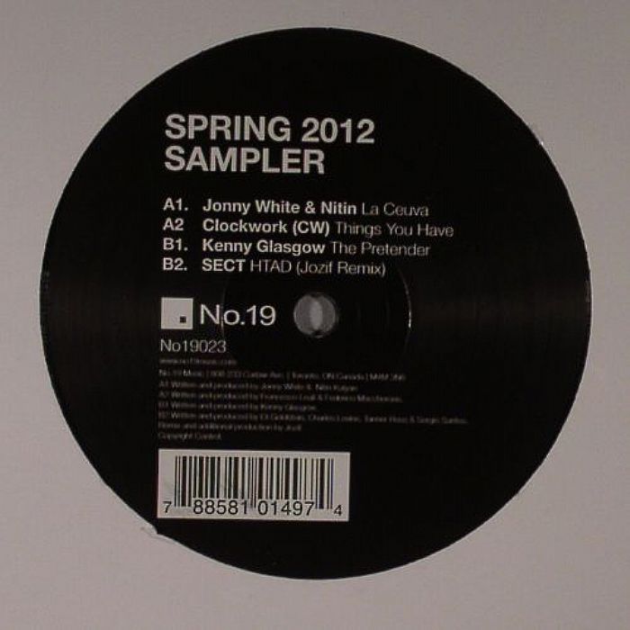WHITE, Jonny/NITIN/CLOCKWORK/KENNY GLASGOW/SECT - Spring 2012 Sampler