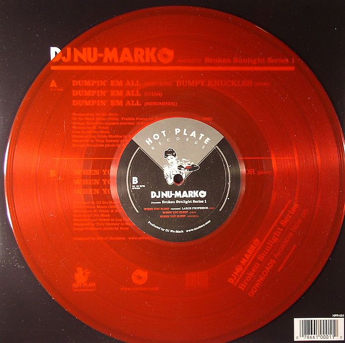 洋楽 BROKEN SUNLIGHT SERIES 1  DJ NU-MARK DJ Nu-Mark – Broken Sunlight Series 1 – Vinyl (Red