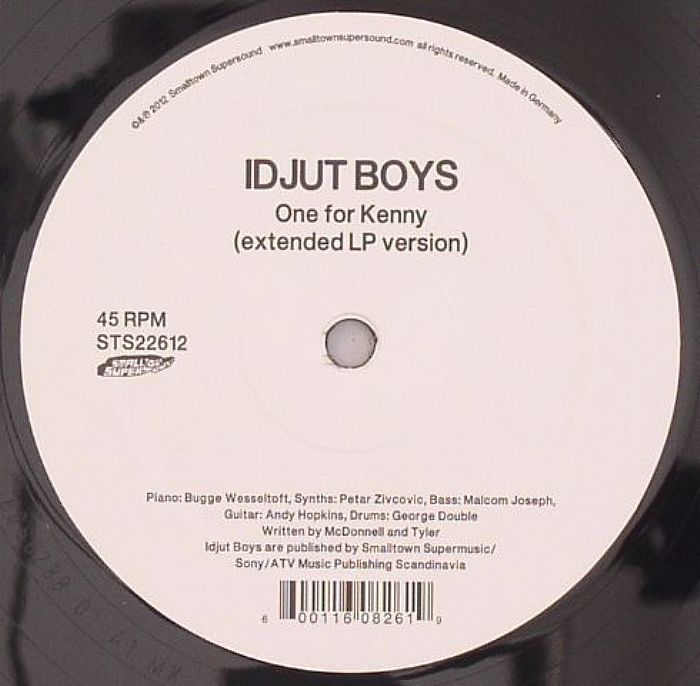 IDJUT BOYS - One For Kenny