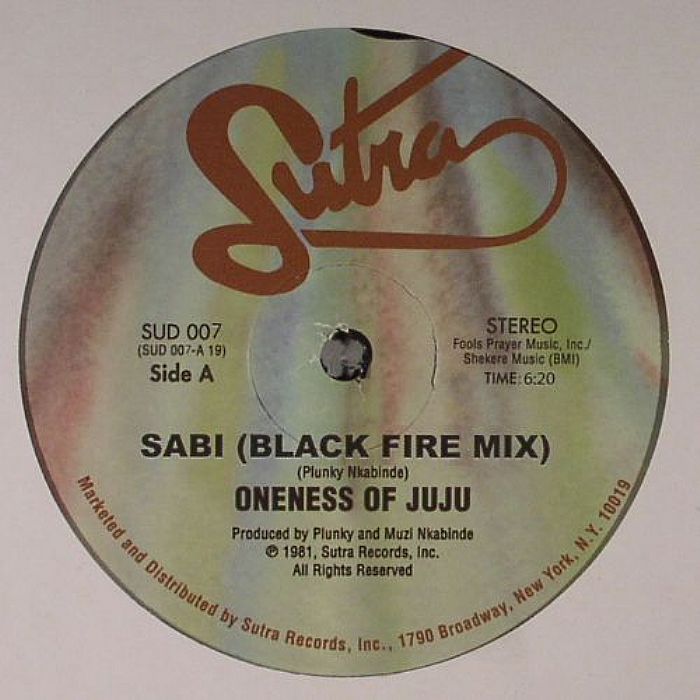 ONENESS OF JUJU - Sabi (Black Fire mix)