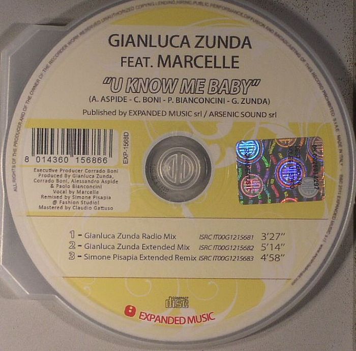 ZUNDA, Gianluca feat MARCELLE - U Know Me Baby