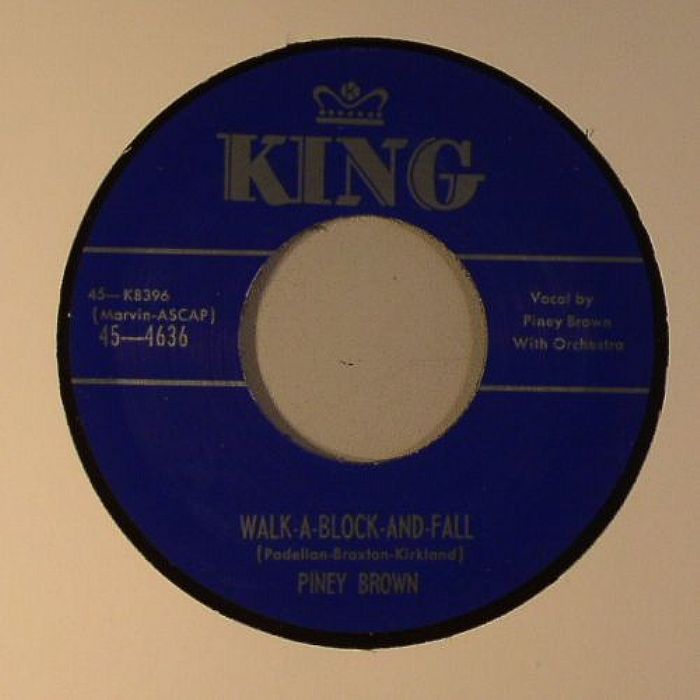 BROWN, Piney/RED McALLISTER & HIS ORCHESTRA - Walk A Block & Fall