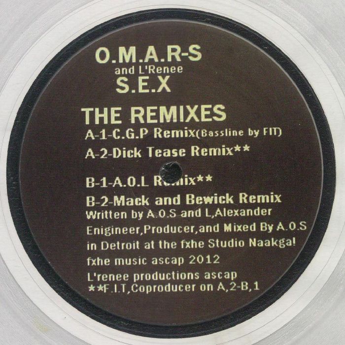 Omar S L Renee Sex Remixes Vinyl At Juno Records