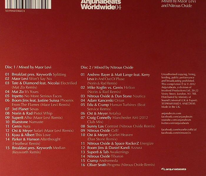 Various - Anjunabeats Catalogue CD 6 Various - Anjunabeats Catalogue CD 6