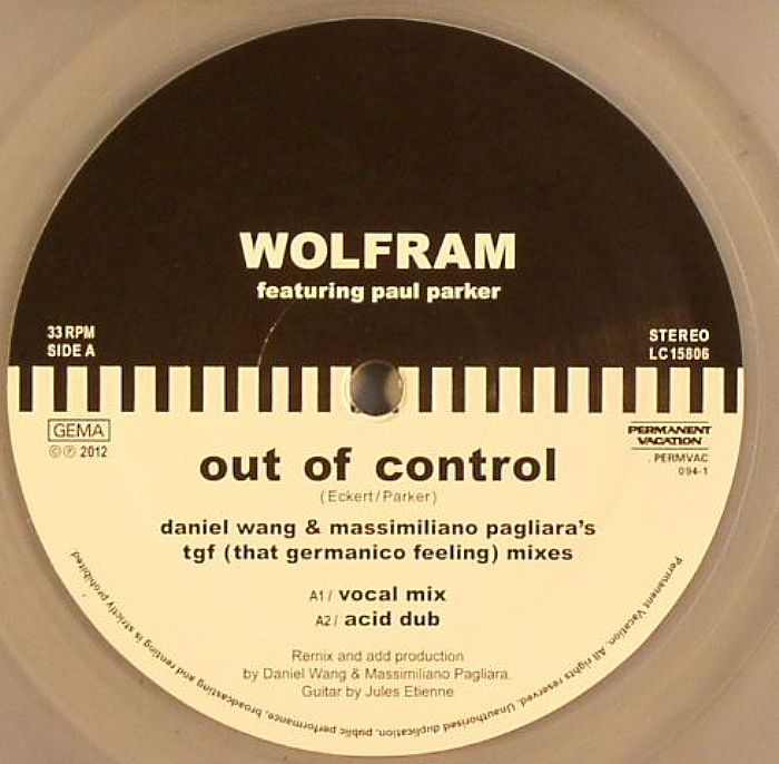 WOLFRAM - Out Of Control/Thing Called Love (remixes)