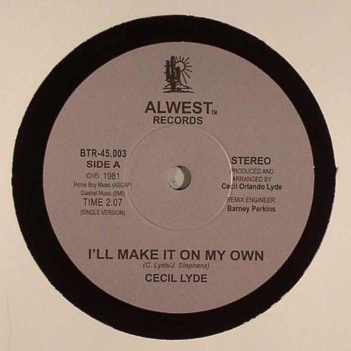 LYDE, Cecil - I'll Make It On My Own