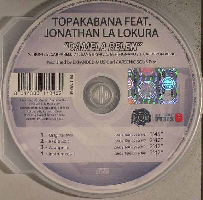 TOPAKABANA feat JONATHAN LA LOKURA - Damela Belen
