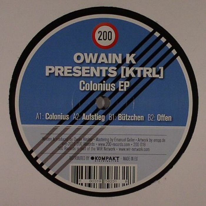 OWAIN K presents KTRL - Colonius EP