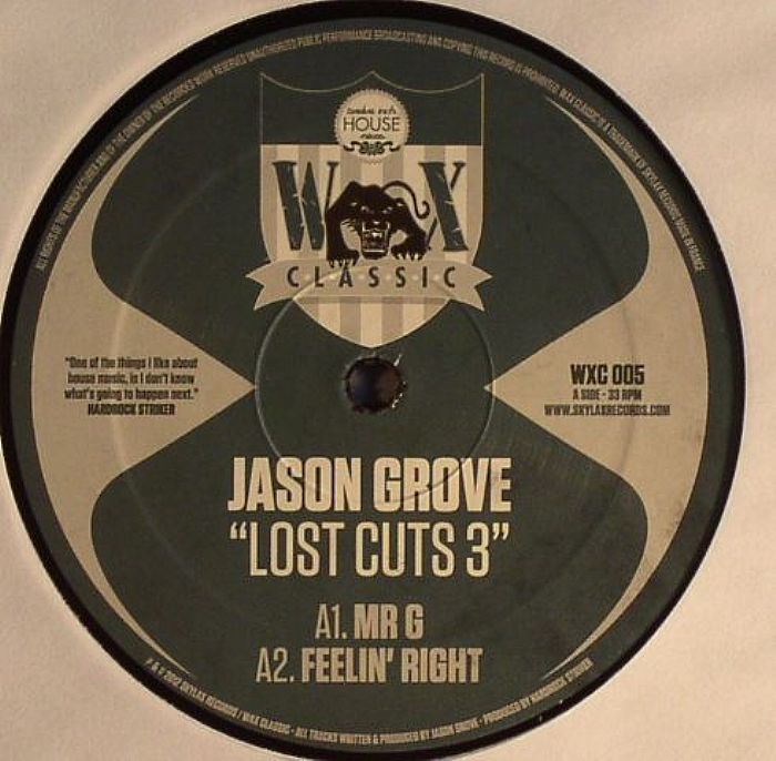 GROVE, Jason - Lost Cuts 3