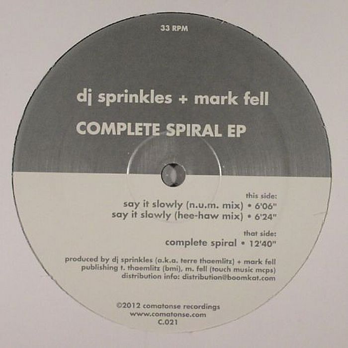 DJ SPRINKLES/MARK FELL - Complete Spiral EP