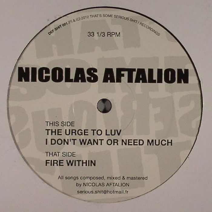 AFTALION, Nicolas - The Urge To Luv