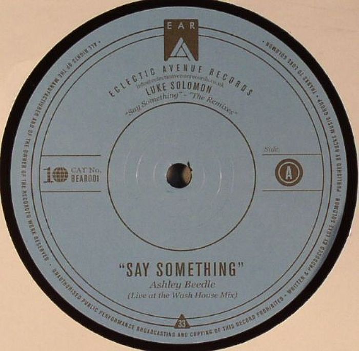 SOLOMON, Luke - Say Something: The Remixes