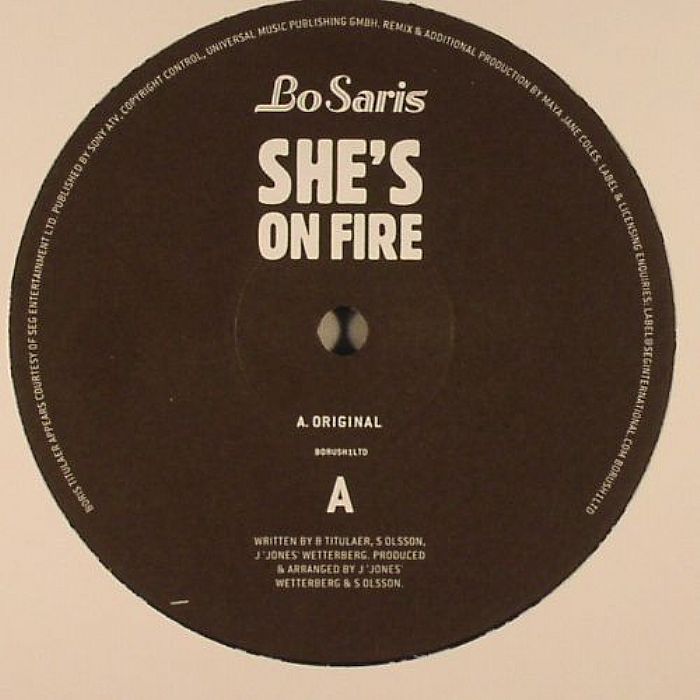BO SARIS - She's On Fire