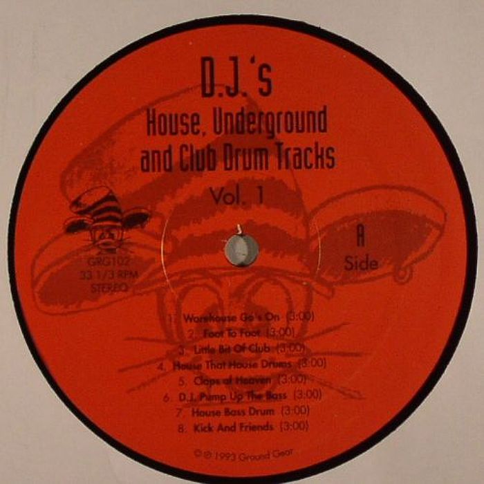 VARIOUS - DJs House Underground & Club Drum Tracks Vol 1 (warehouse find)