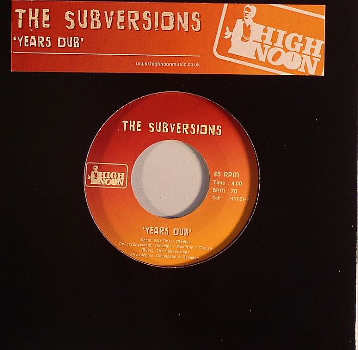 SUBVERSIONS, The - Years Dub