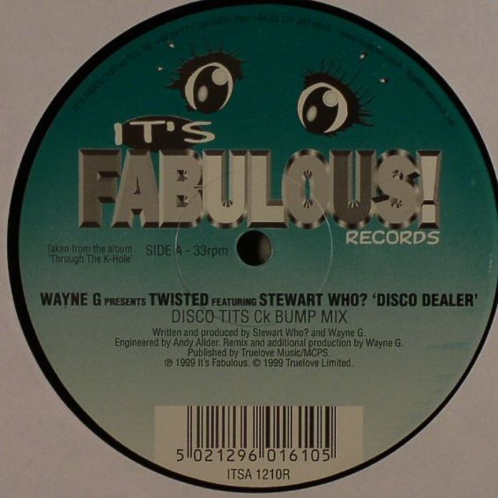 WAYNE G presents TWISTED feat STEWART WHO? - Disco Dealer