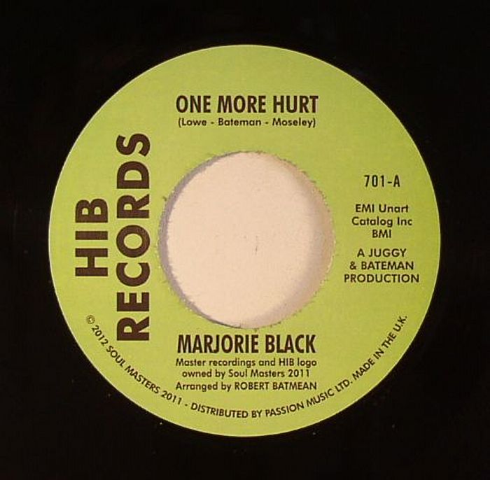 BLACK, Marjorie - One More Hurt