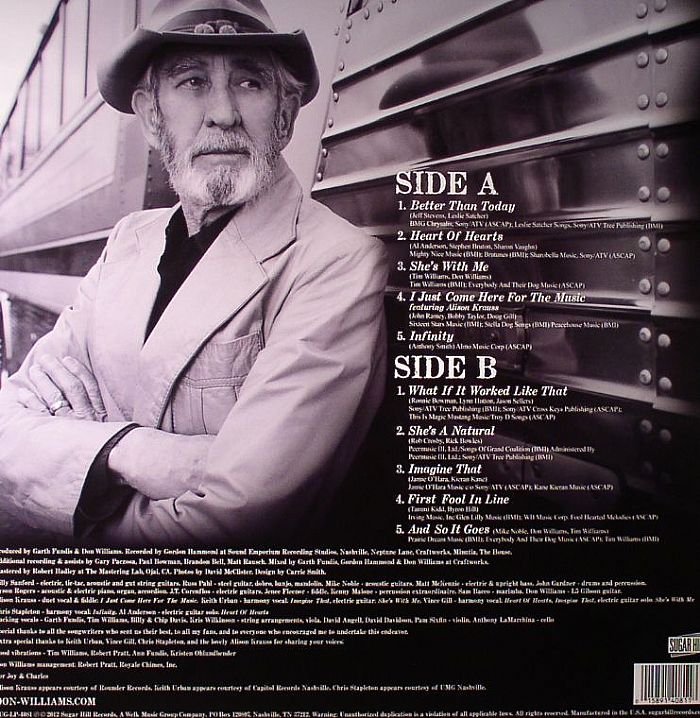 Don WILLIAMS And So It Goes Vinyl at Juno Records.