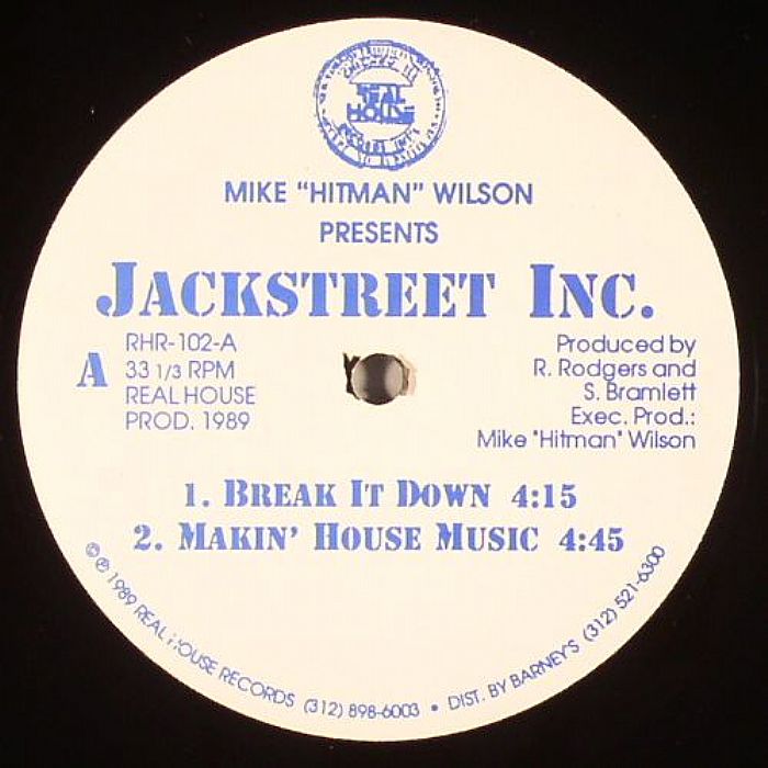 WILSON, Mike Hitman presents JACKSTREET INC - Break It Down (warehouse find)