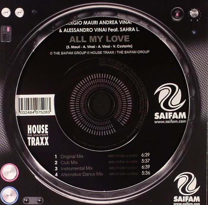 MAURI, Sergio/ANDREA VINAI/ALESSANDRO VINAI feat SAHRA L - All My Love