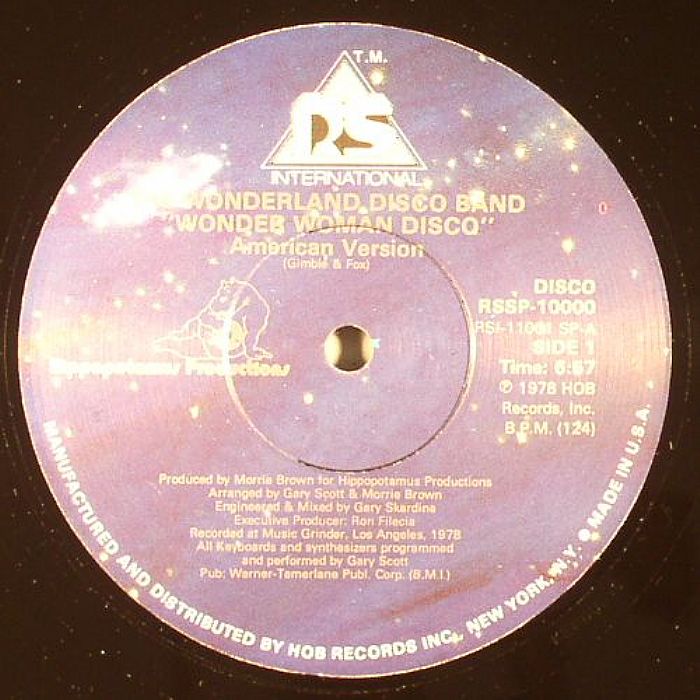 WONDERLAND DISCO BAND, The - Wonder Woman Disco