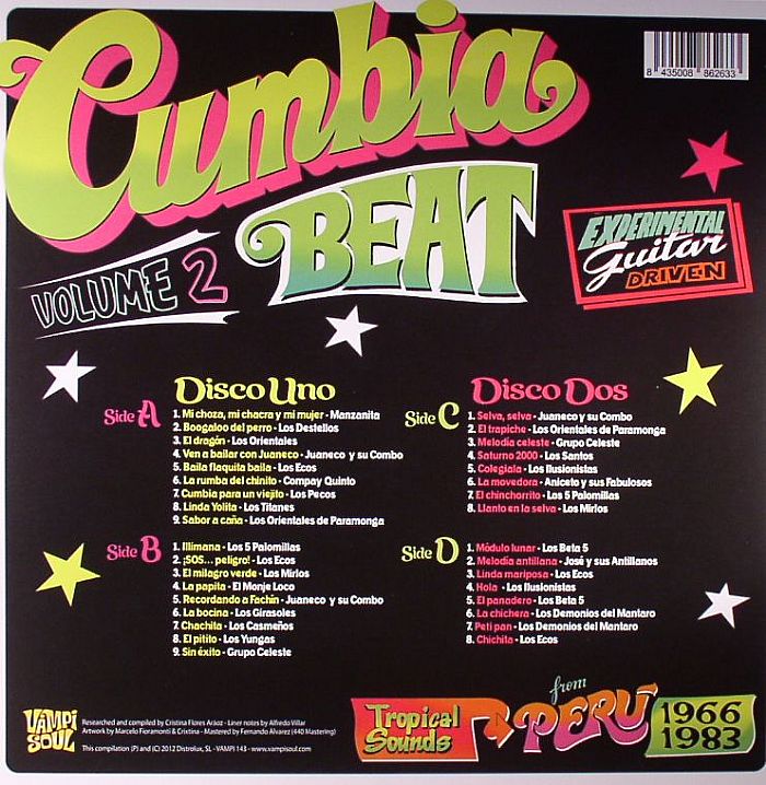 VARIOUS - Cumbia Beat Vol 2: Experimental Guitar Driven Tropical Sounds From Peru 1966-1983