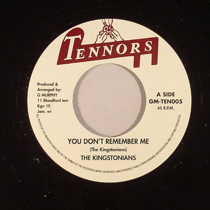 KINGSTONIANS, The/ERIC BARNET - You Don't Remember Me