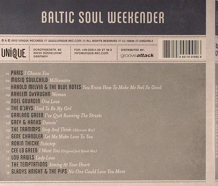 Various - Baltic Soul Weekender #2 Various - Baltic Soul Weekender #2
