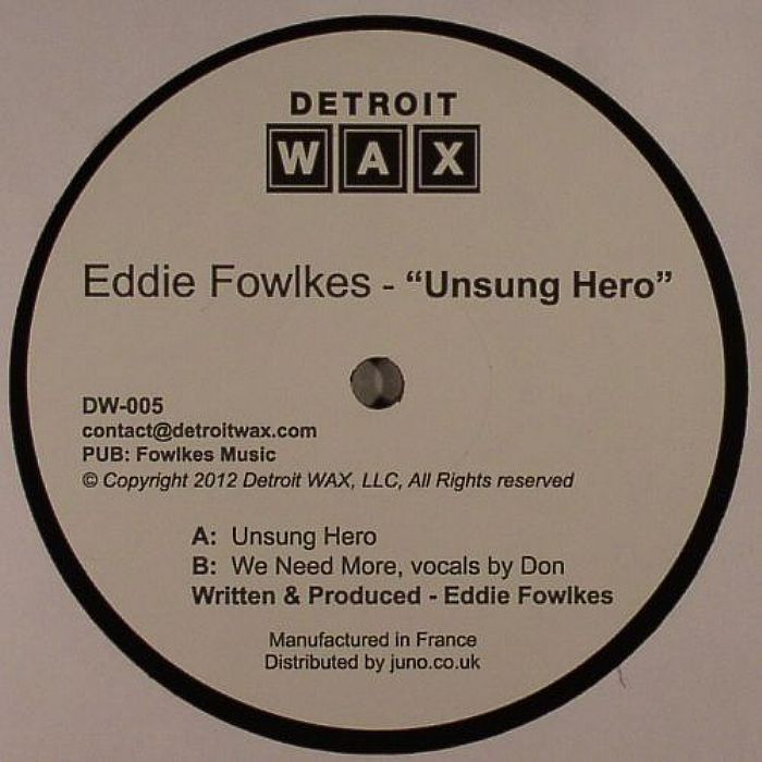 FOWLKES, Eddie - Unsung Hero EP