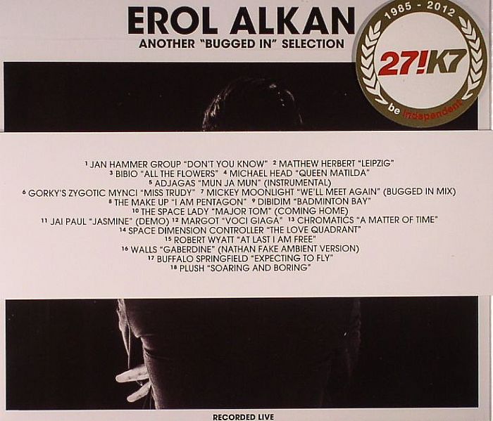 ALKAN, Erol/VARIOUS - Another Bugged In Selection & Bugged Out Mix Recorded Live (signed copies)