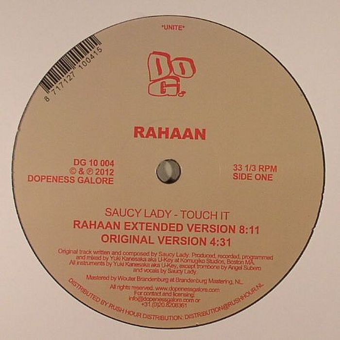 RAHAAN - Saucy Lady Touch It