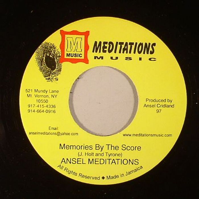 ANSEL MEDITATION - Memories By The Score (Riddim)