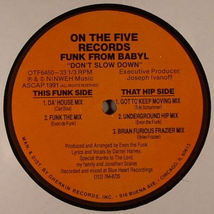 FUNK FROM BABYL - Don't Slow Down (warehouse find)