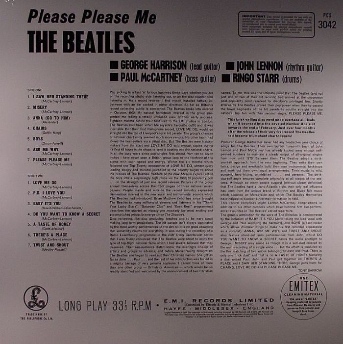 The BEATLES Please Please Me (remastered) vinyl at Juno Records.