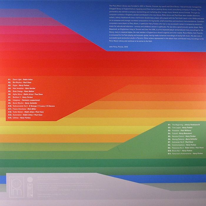VARIOUS - Tomorrow's Achievements: Parry Music Library 1976-86