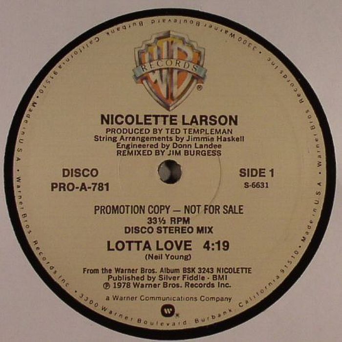 LARSON, Nicolette - Lotta Love