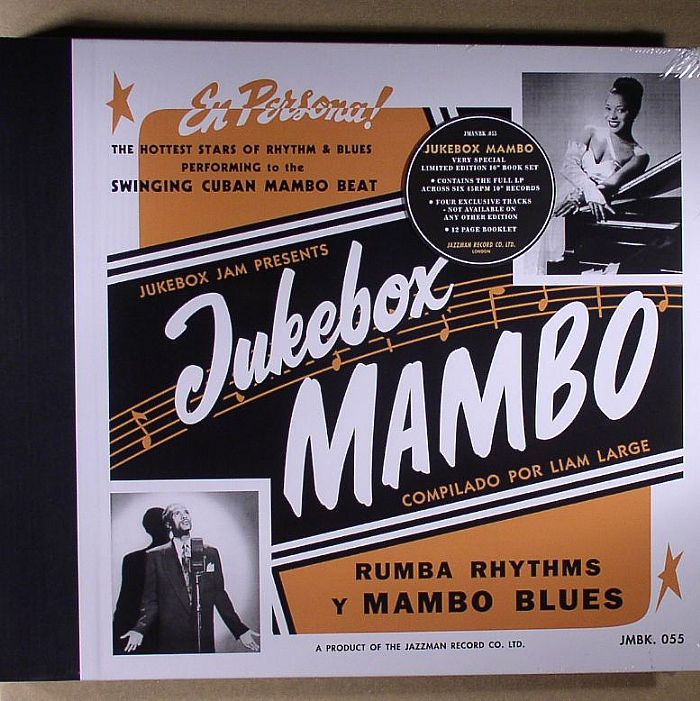LARGE, Liam/VARIOUS - Jukebox Mambo: Rumba & Afro Latin Accented Rhythm & Blues 1949-1960: Super Deluxe Musical Book Version