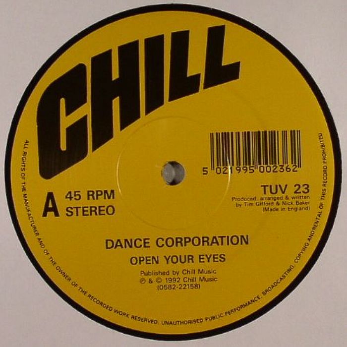 DANCE CORPORATION - Open Your Eyes (warehouse find)