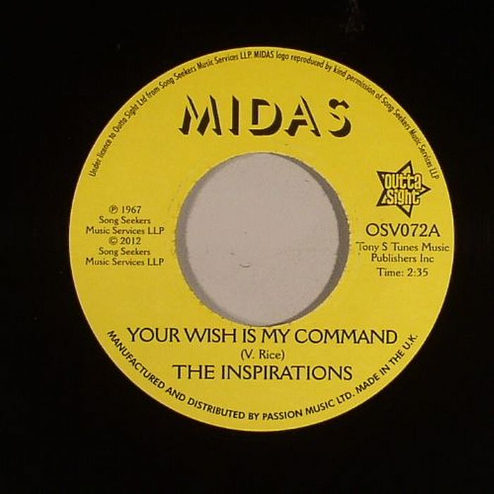 INSPIRATIONS, The - Your Wish Is My Command