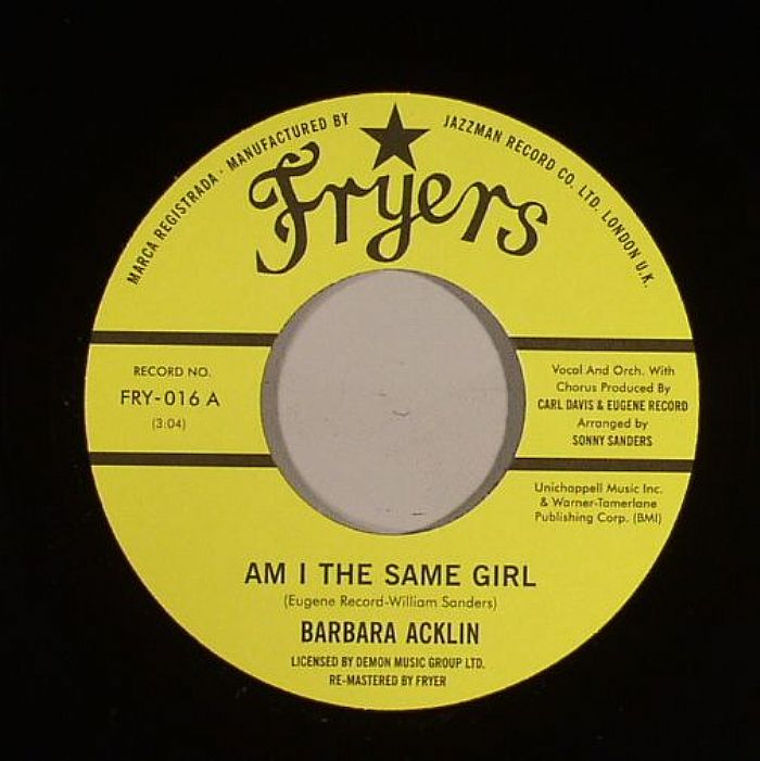 ACKLIN, Barbara - Am I The Same Girl