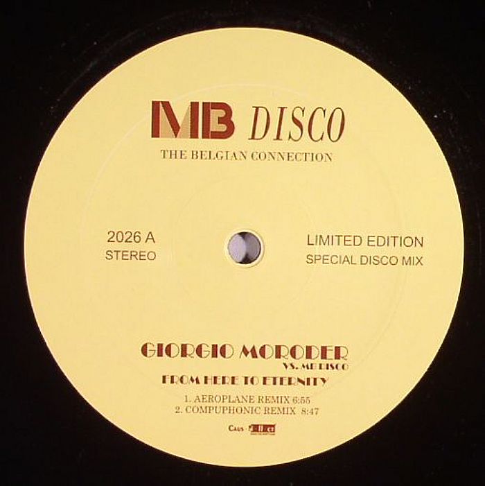 MORODER, Giorgio vs MB DISCO - From Here To Eternity