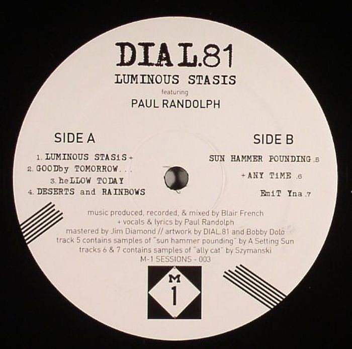 DIAL 81 feat PAUL RANDOLPH - Luminous Stasis