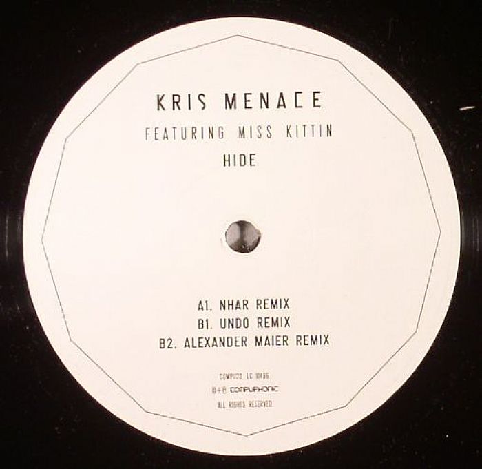 MENACE, Kris feat MISS KITTIN - Hide