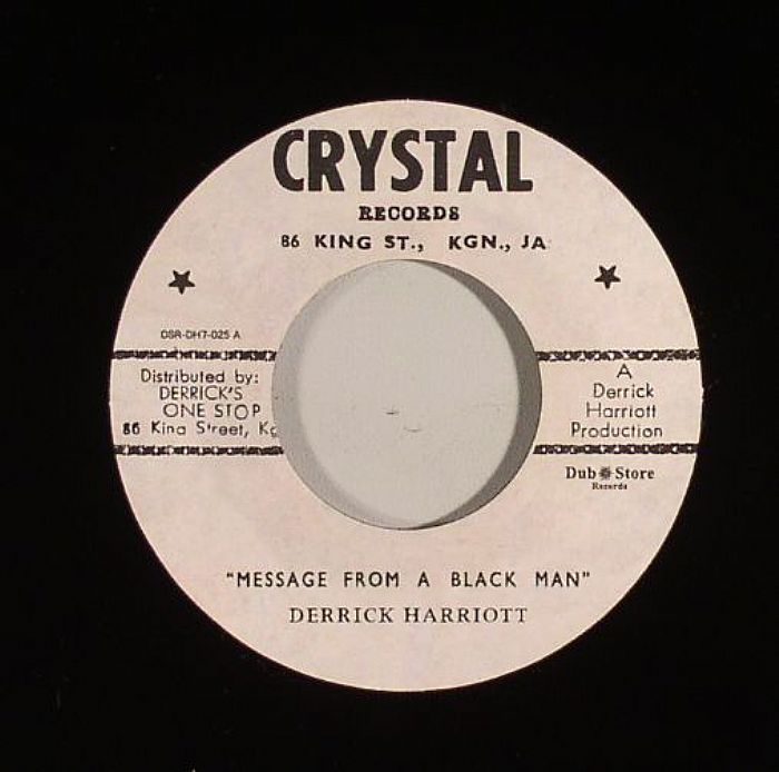 Derrick Harriot | Chosen Few – Message From A Black Man vinyl cover