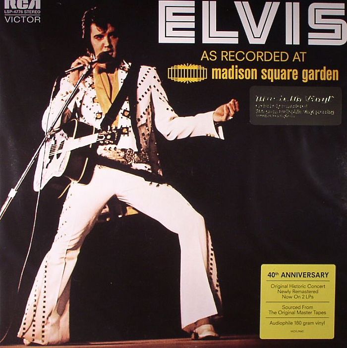 Elvis Presley As Recorded At Madison Square Garden 40th