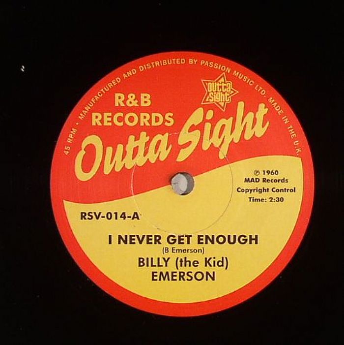 BILLY THE KID EMERSON/PINEY BROWN & HIS BLUE TOPPERS - I Never Get Enough