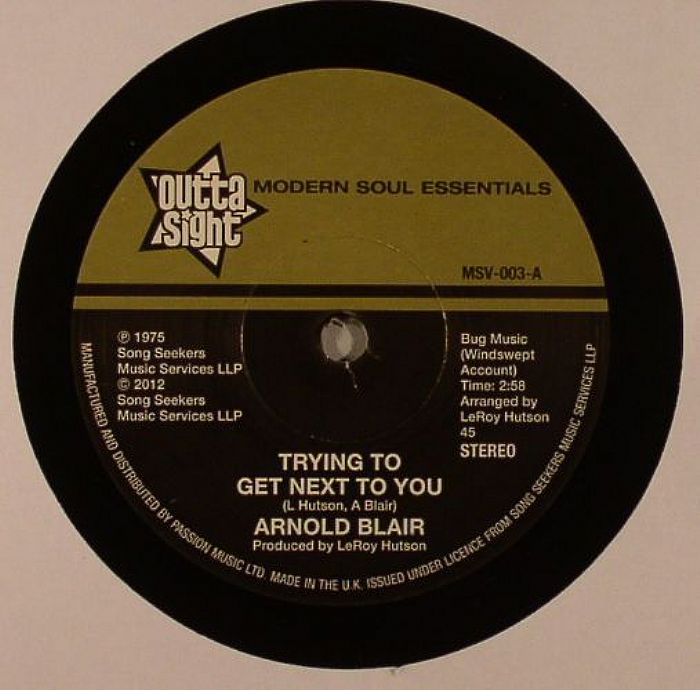 BLAIR, Arnold - Trying To Get Next To You (reissue)