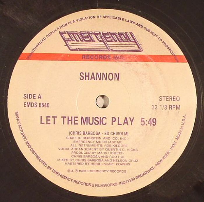 SHANNON - Let The Music Play