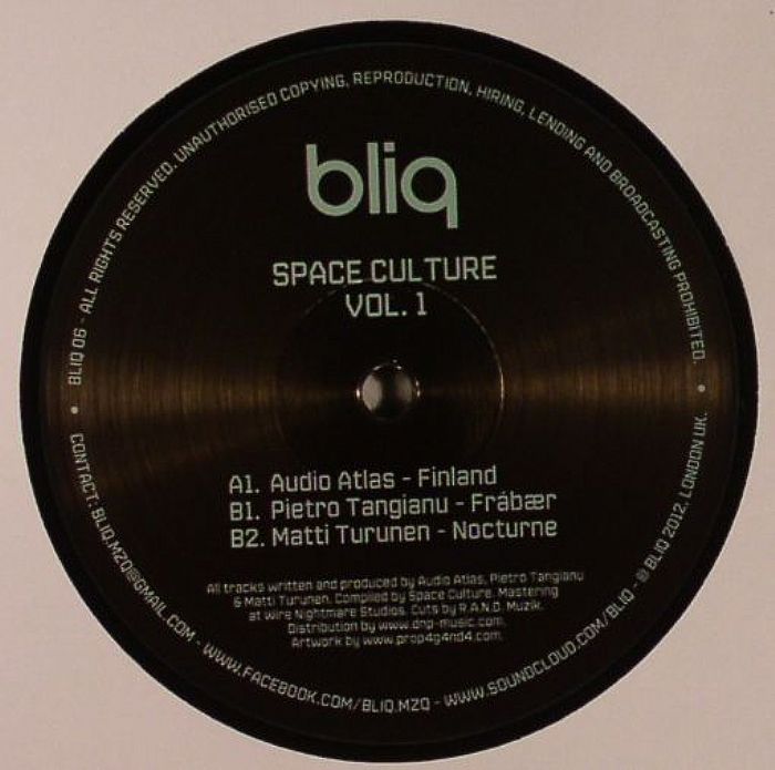 AUDIO ATLAS/PIETRO TANGIANU/MATTI TURUNEN - Space Culture Vol 1
